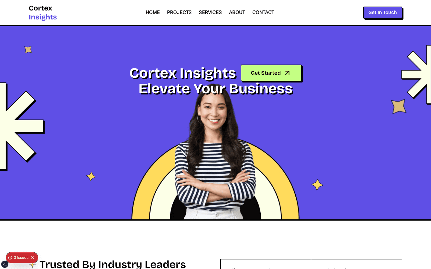 Brut Studio template — screen 1