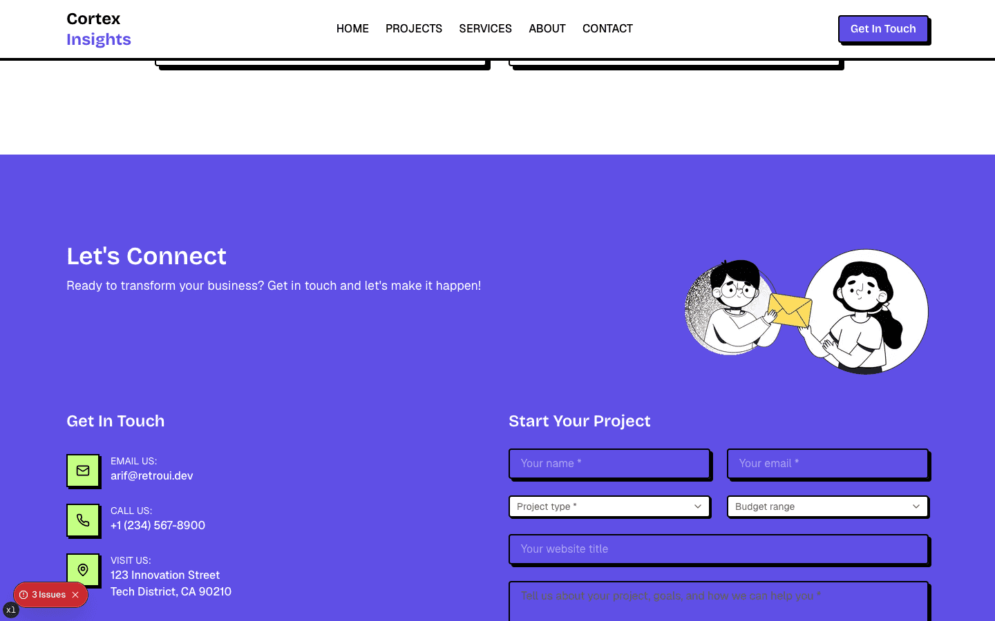 Brut Studio template — screen 3
