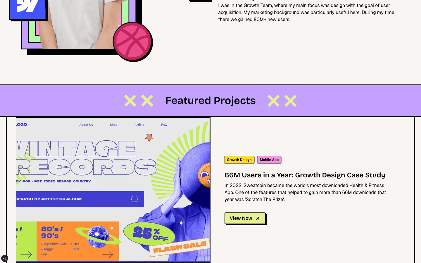 Defolio template — screen 2